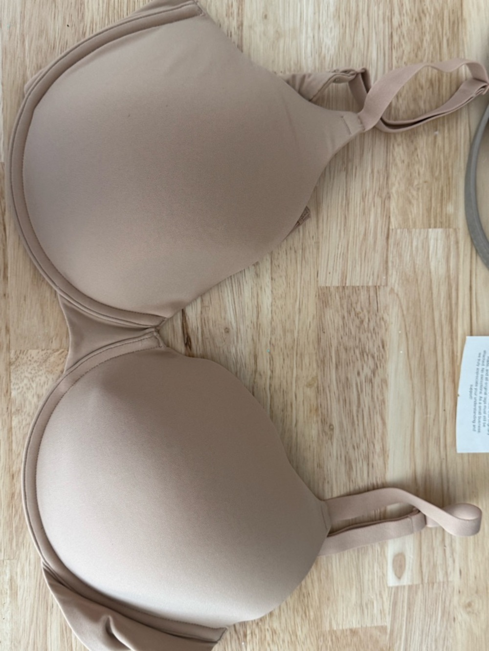 Skimms Everyday Smooth Nude T-Shirt Bra - Light Taupe NEW